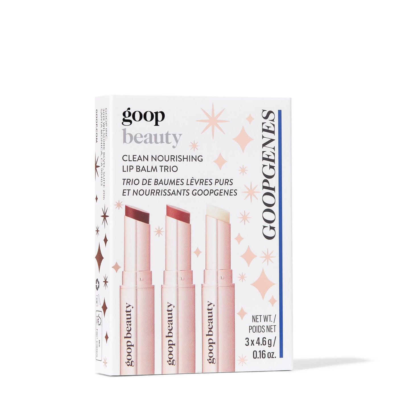 GOOPGENES Clean Nourishing Lip Balm Trio