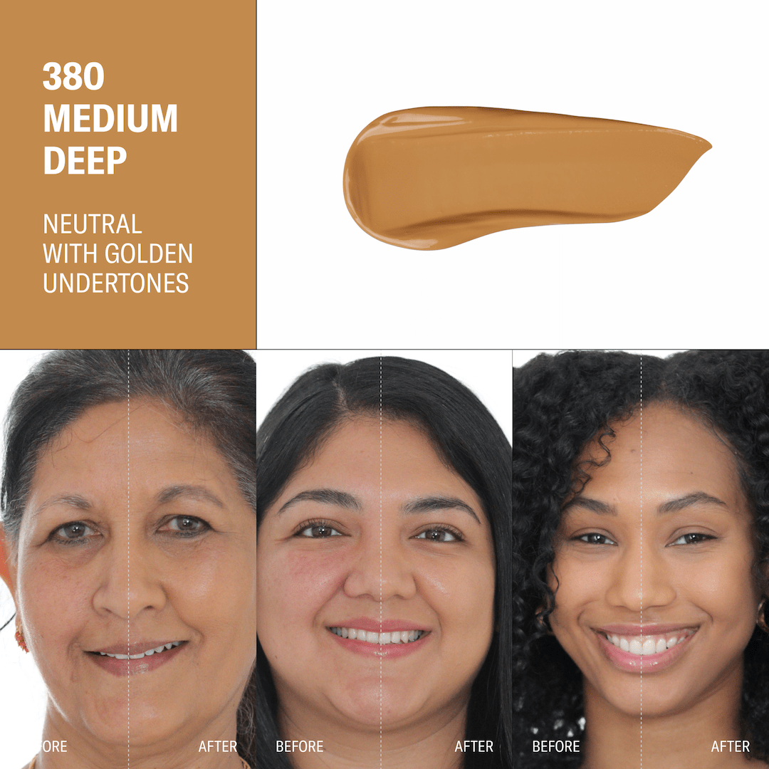 380 (medium deep neutral with golden undertones)