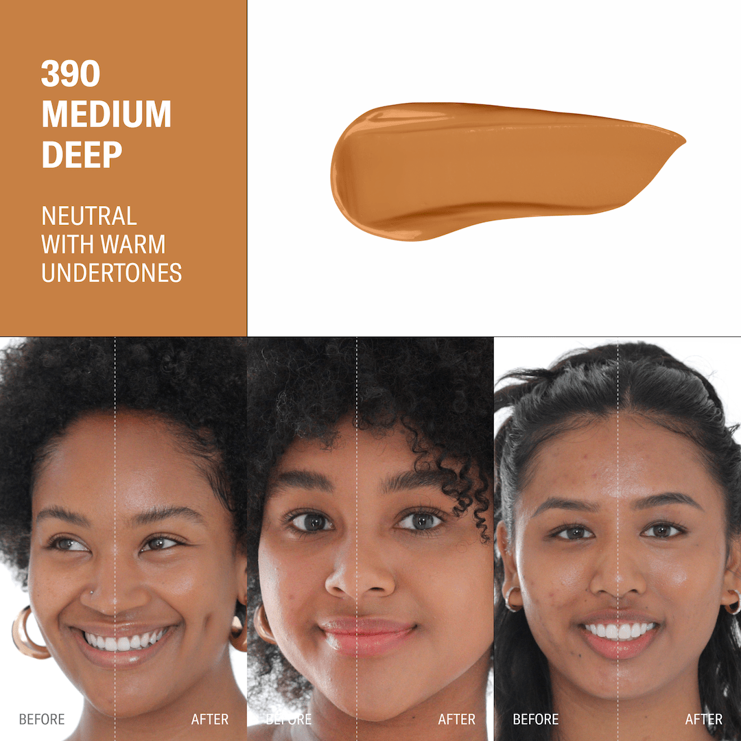 390 (medium deep neutral with warm undertones)