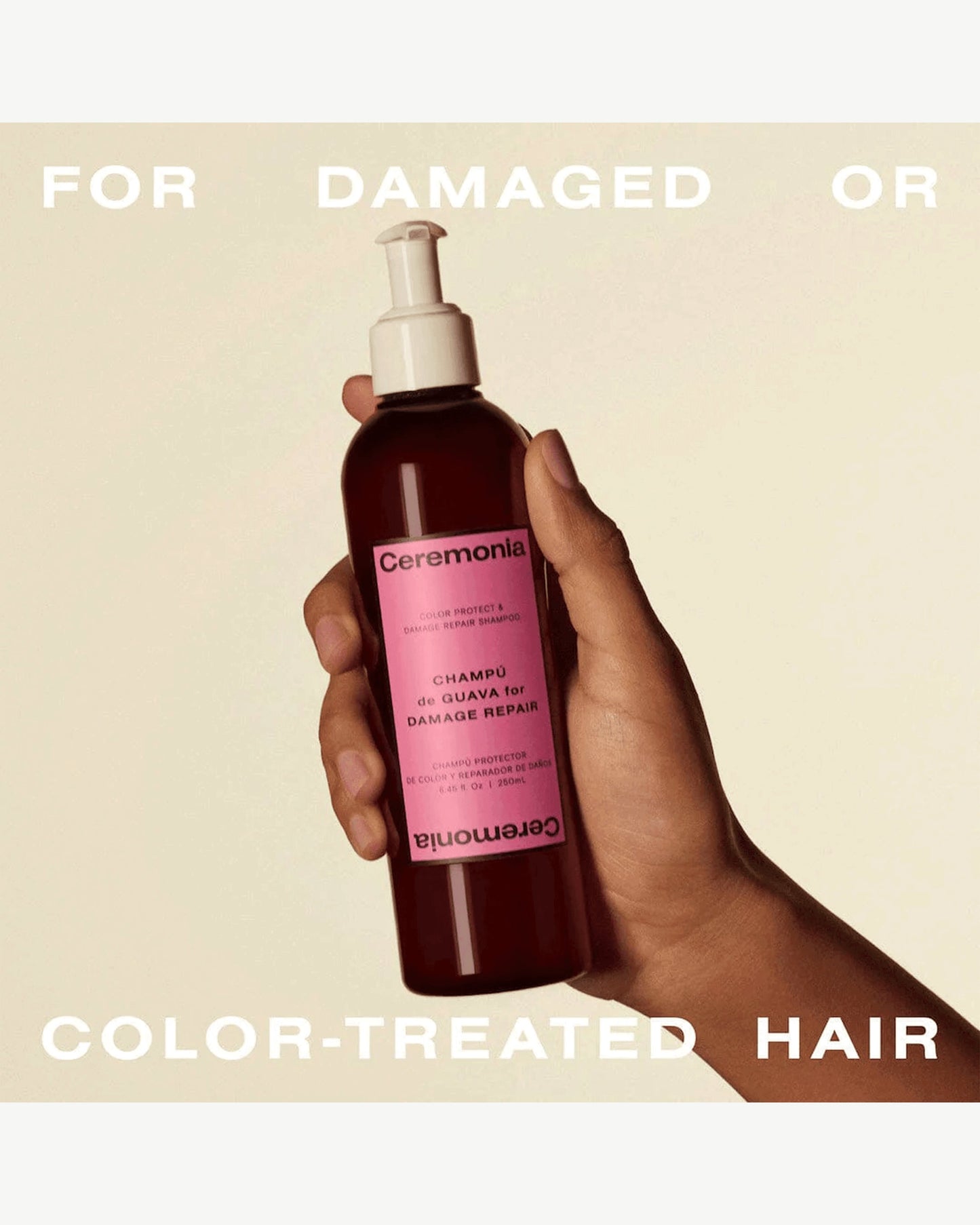 Guava Shampoo for Color Treated Hair and Damage Repair