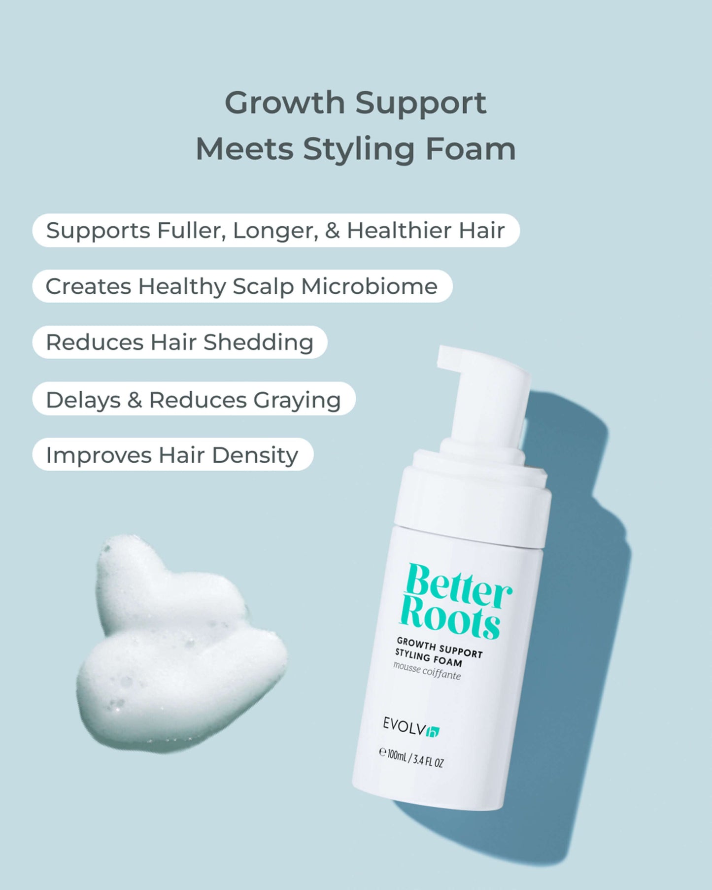 Better Roots Growth Support Styling Foam