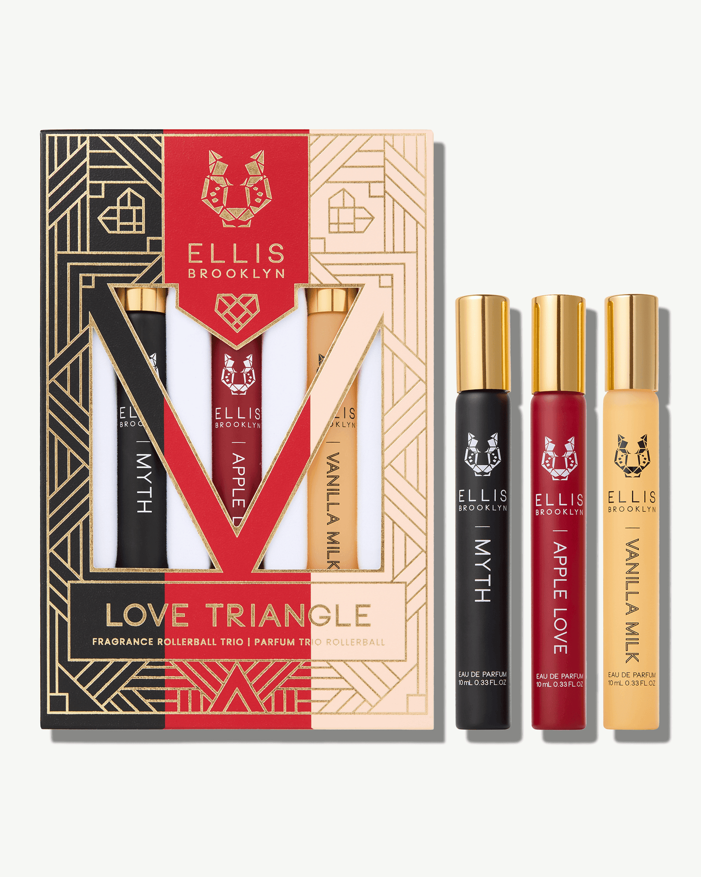 LOVE TRIANGLE Fragrance Rollerball Trio