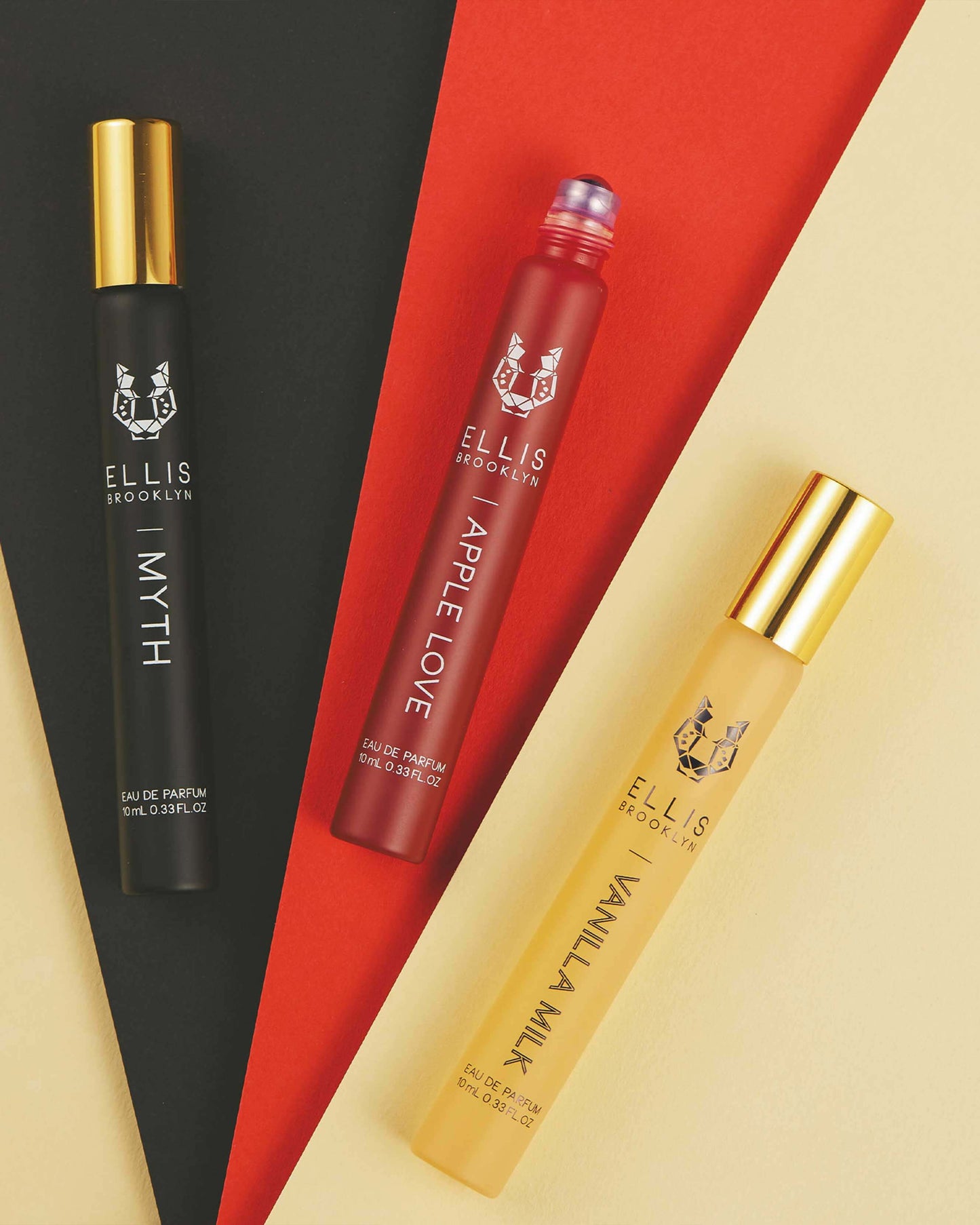 LOVE TRIANGLE Fragrance Rollerball Trio