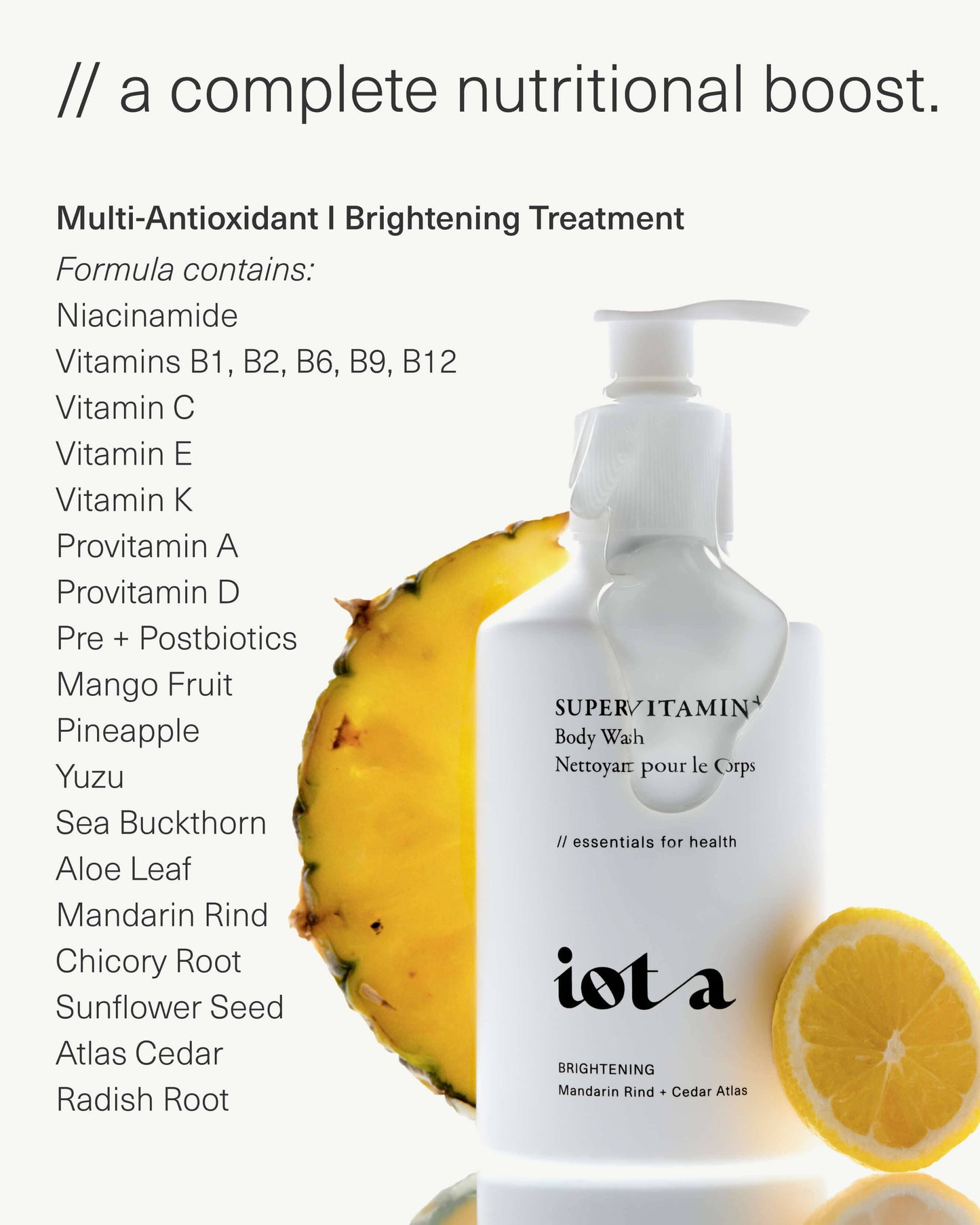 Supervitamin Body Wash+ Brightening