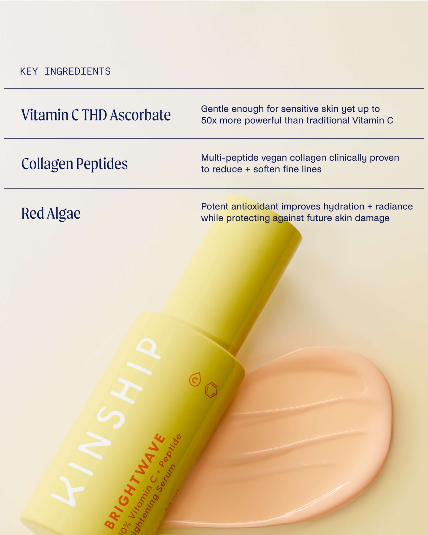 Brightwave 10% Vitamin C + Peptide Brightening Serum