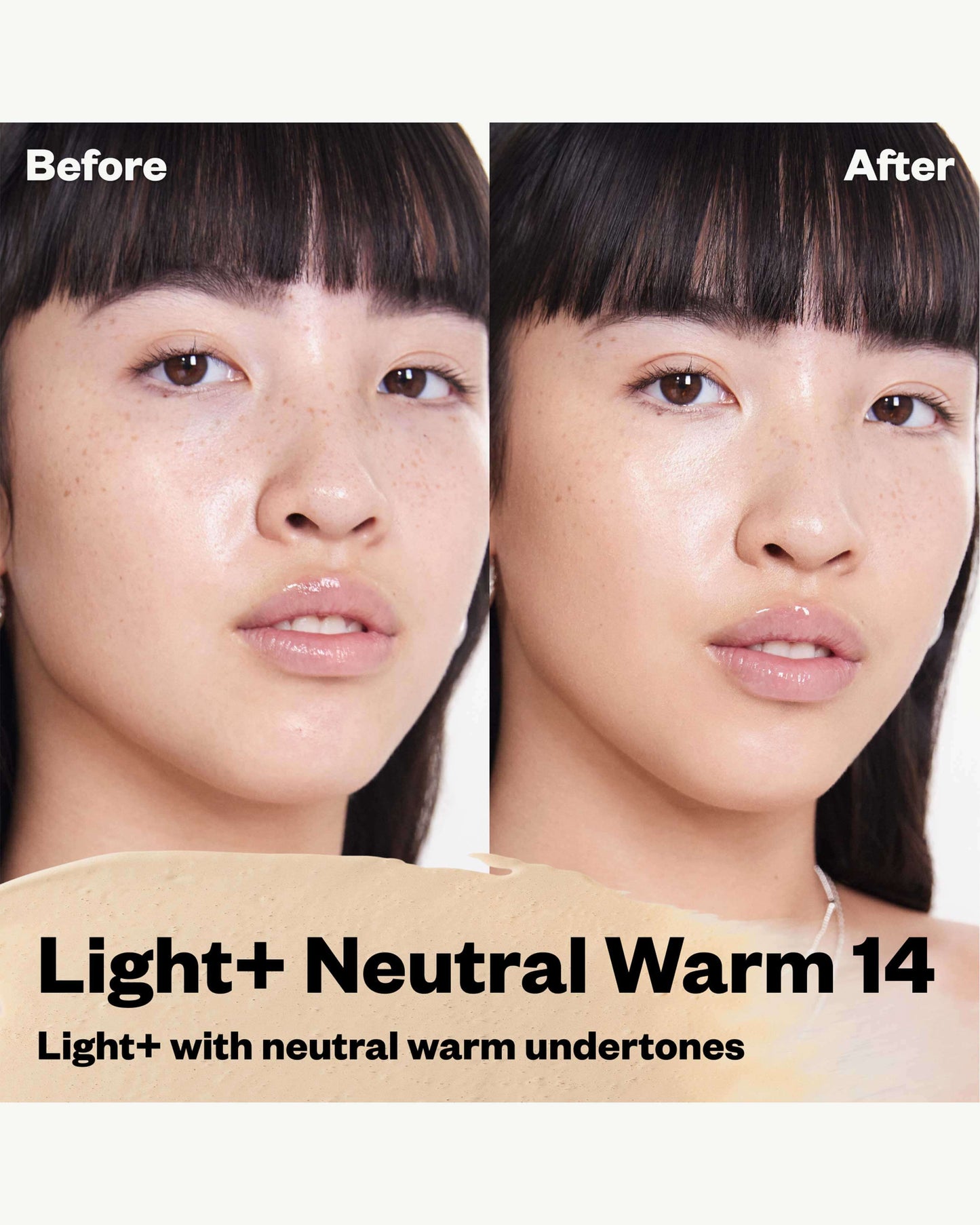 Light+ Neutral Warm 14 (light+ with neutral warm undertones)