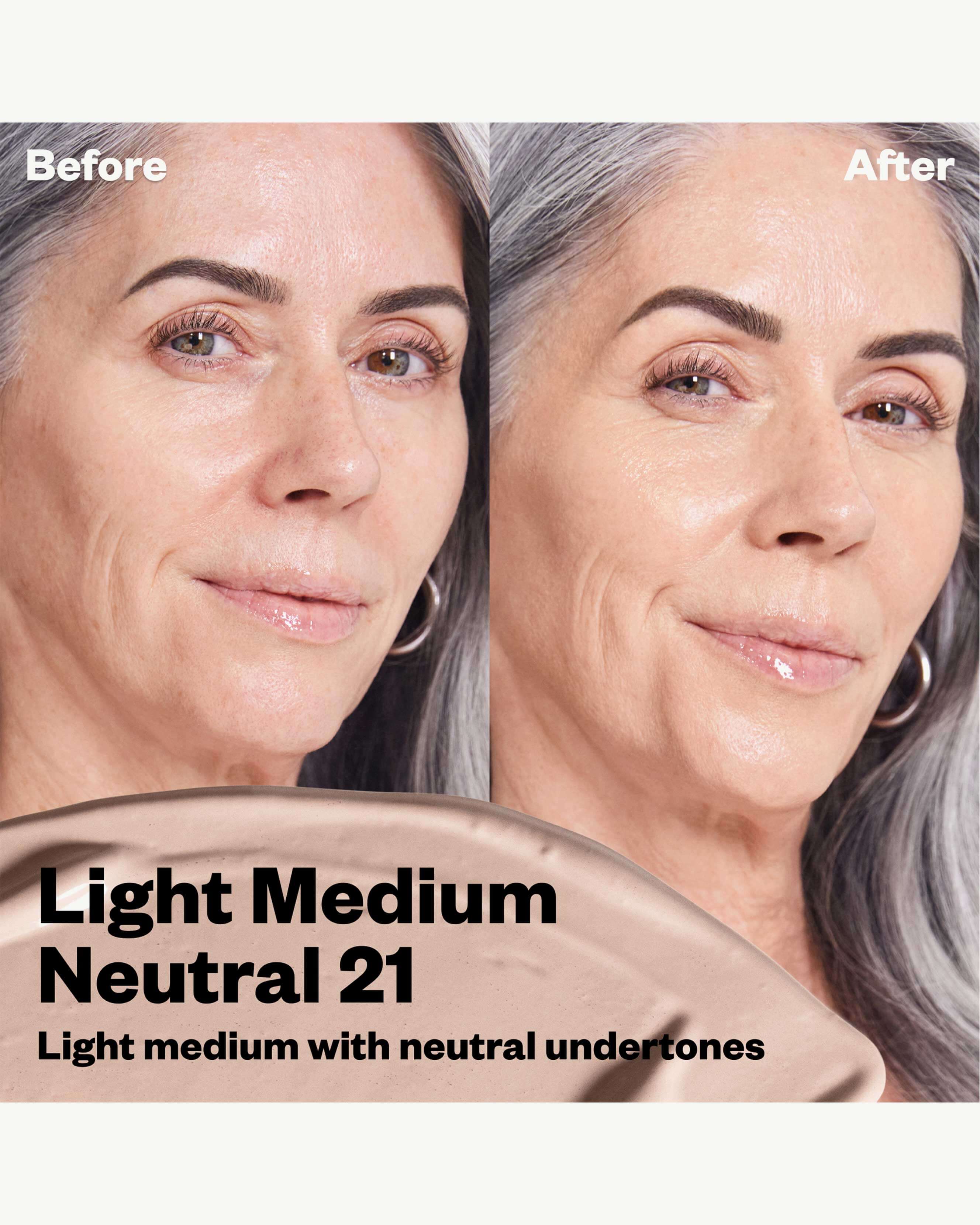 Light Medium Neutral 21 (light medium with neutral undertones)