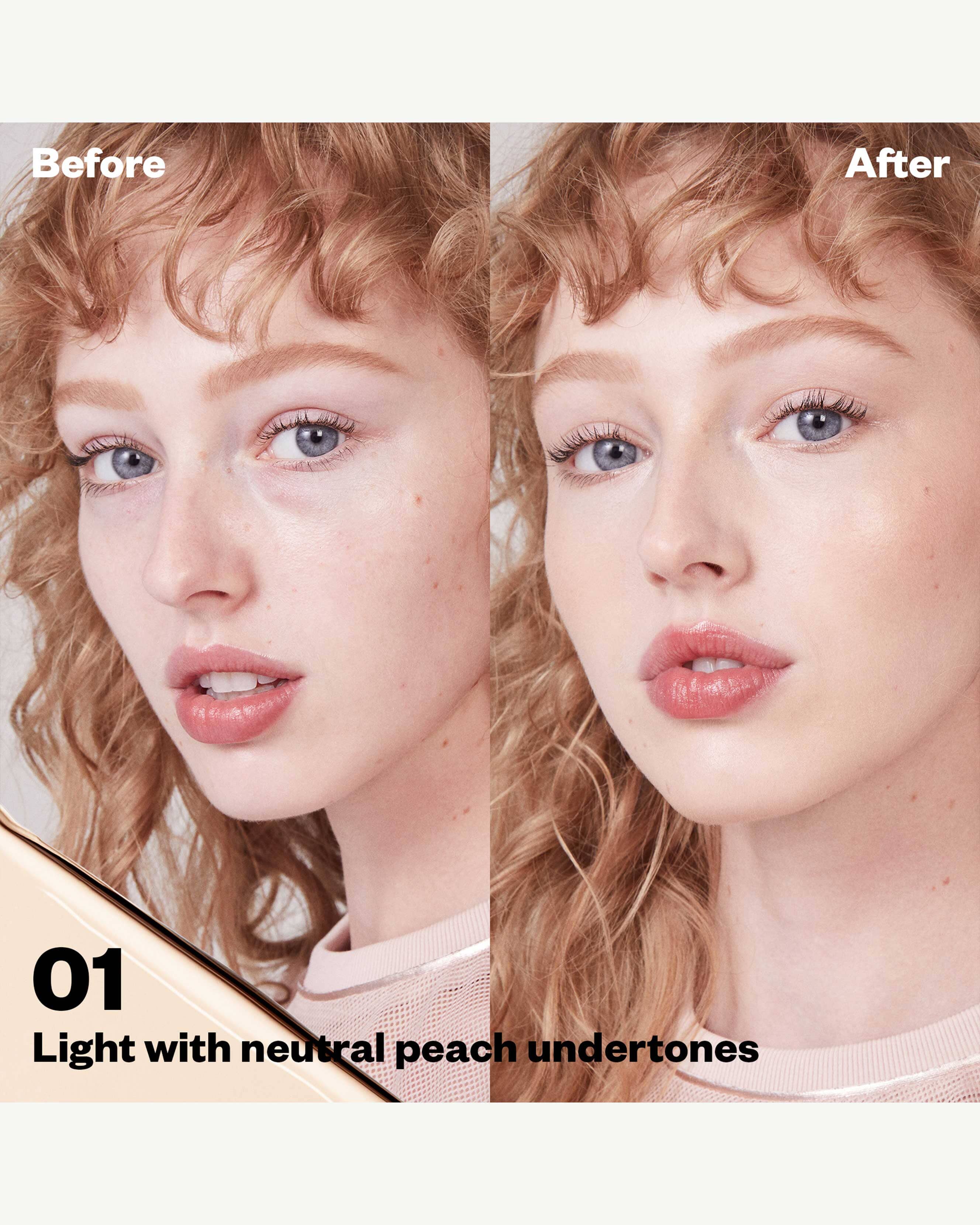 Tone 01 N (light with neutral peach undertones)