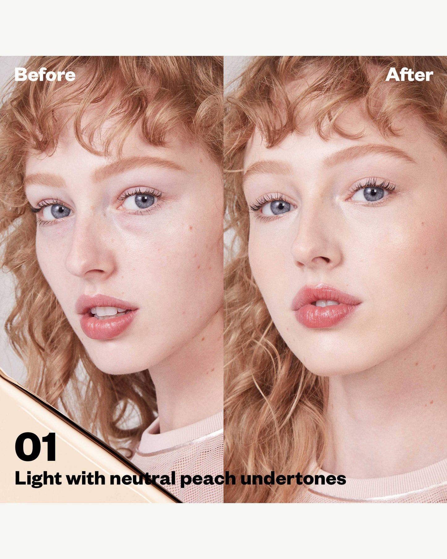 Tone 01 N (light with neutral peach undertones)