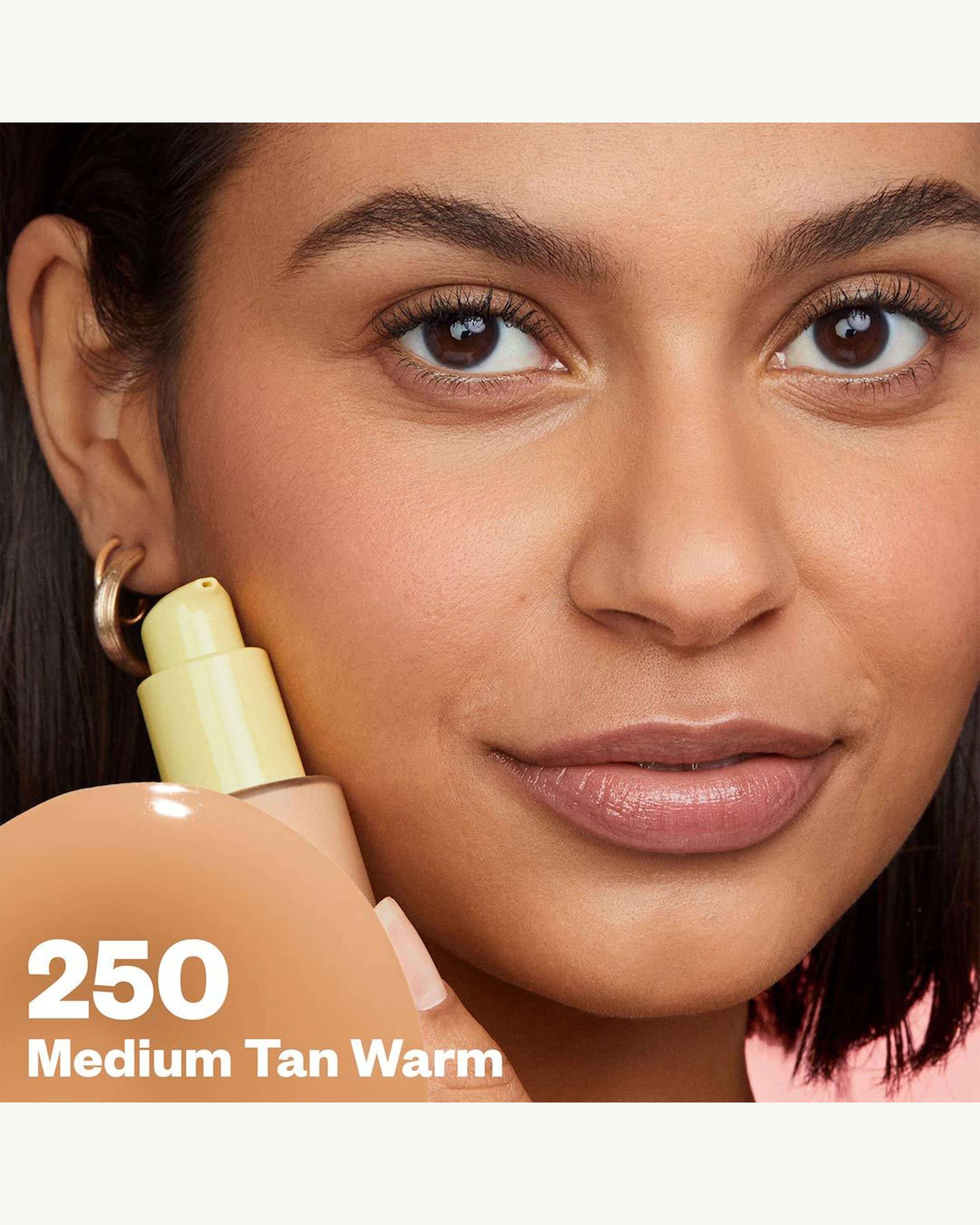 Medium Tan Warm 250 (medium tan with warm peach undertones)