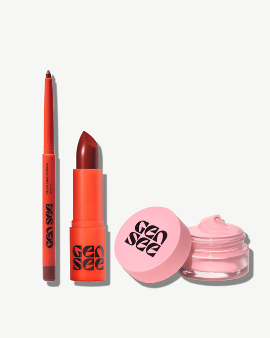 Gen See Dark Cherry Lip Set