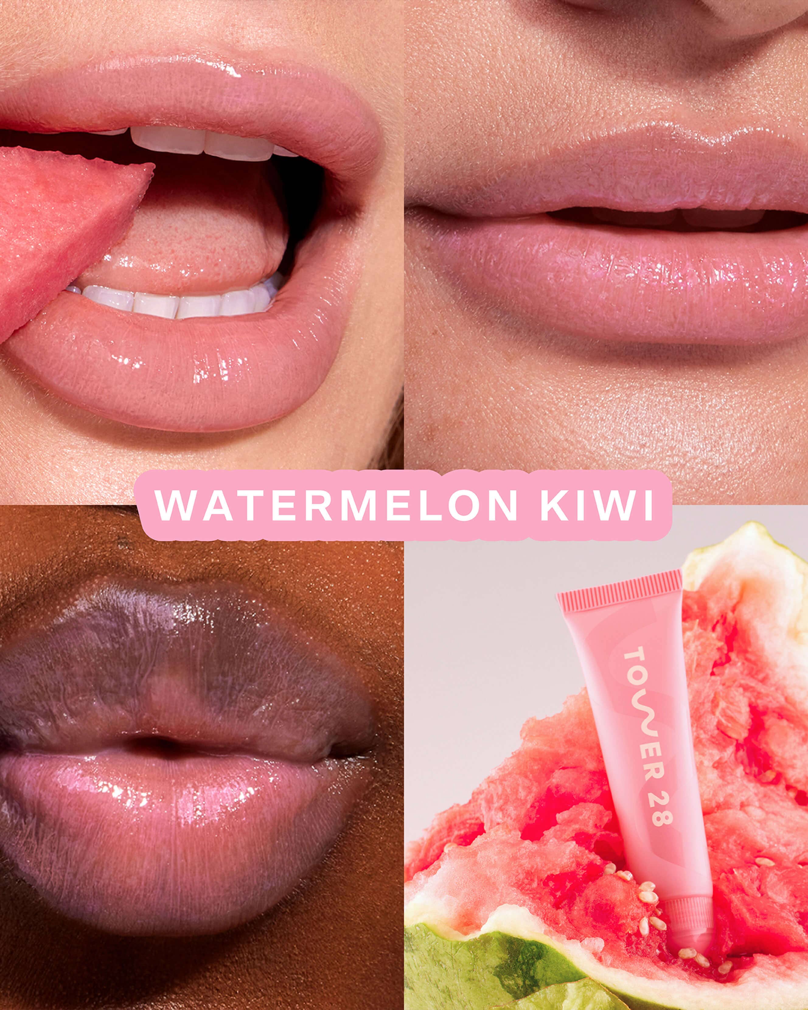 Watermelon Kiwi (sheer baby pink)