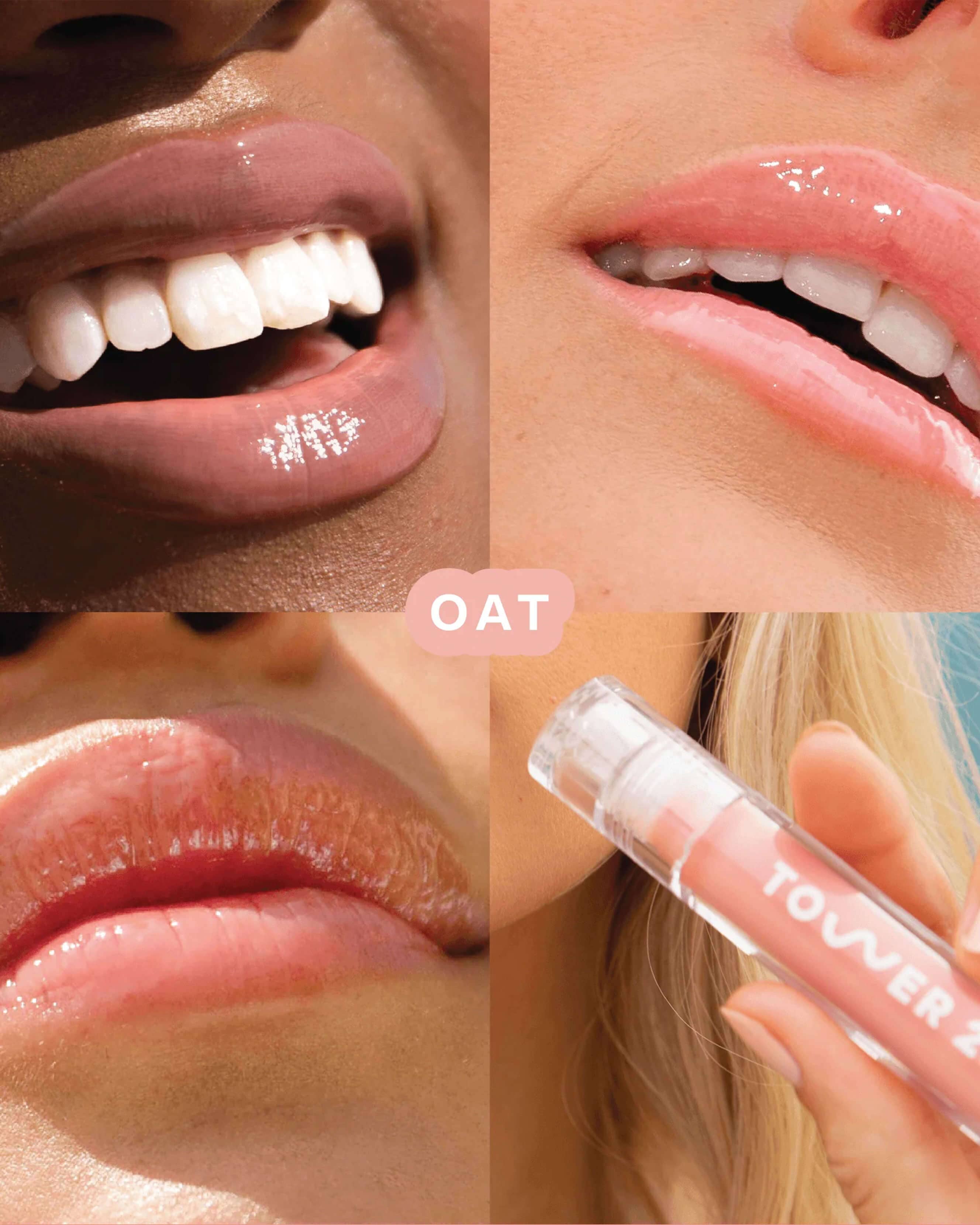 Oat (semi-sheer milky peachy pink)