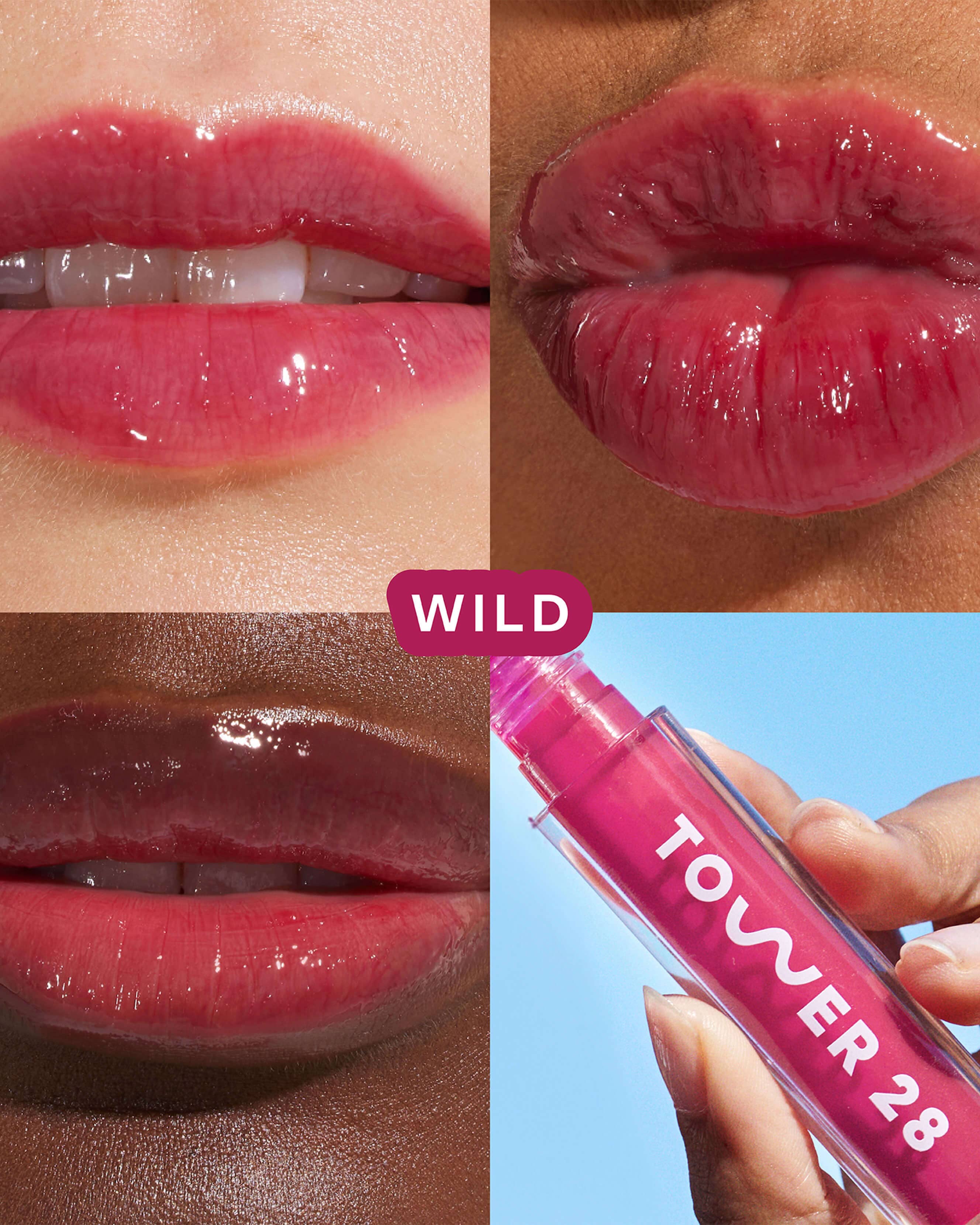 Wild (semi-sheer raspberry)