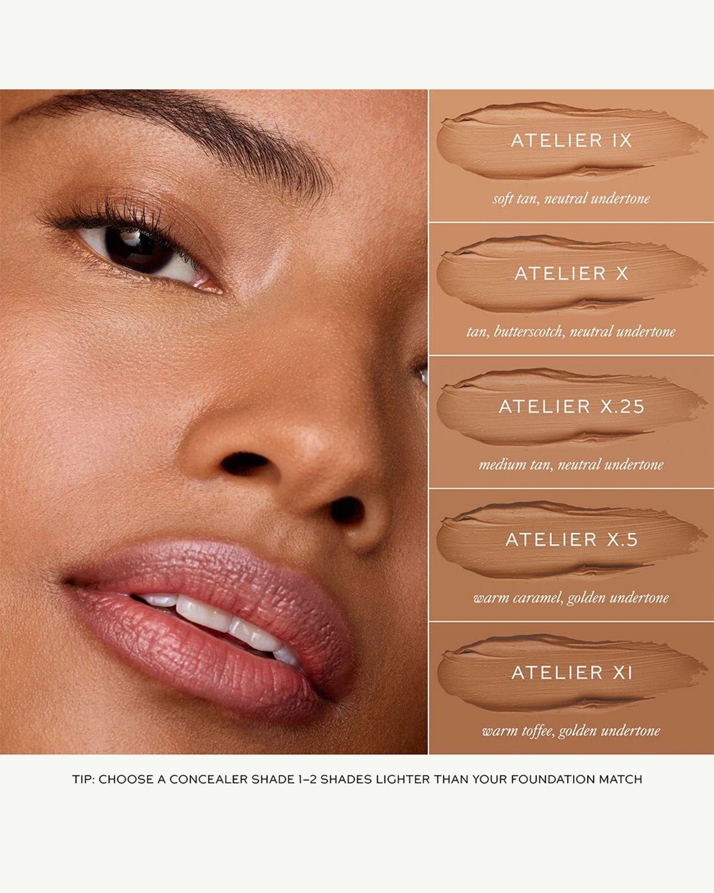 Atelier XI (warm toffee caramel, golden undertone)