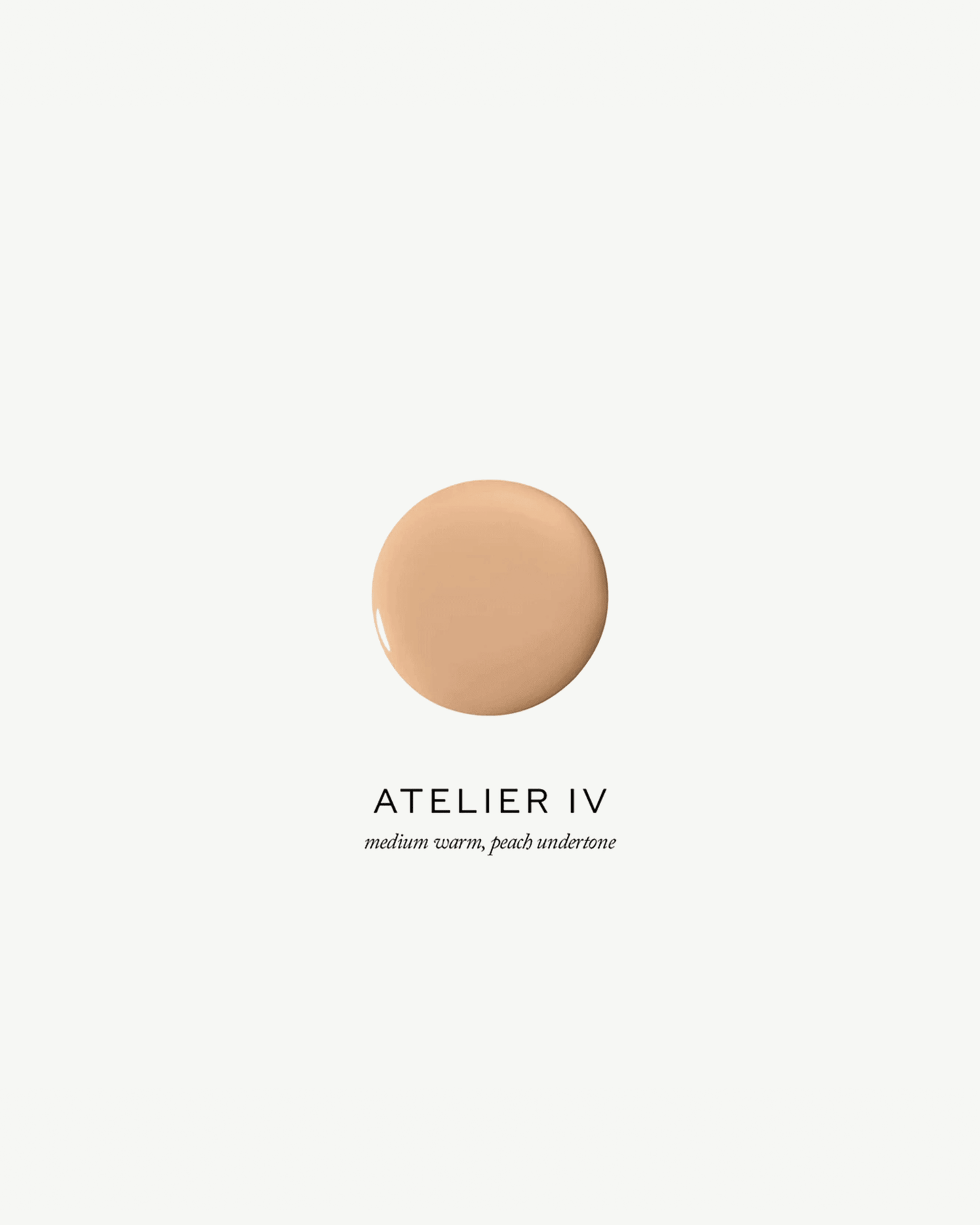 Atelier IV (medium warm, peach undertone)