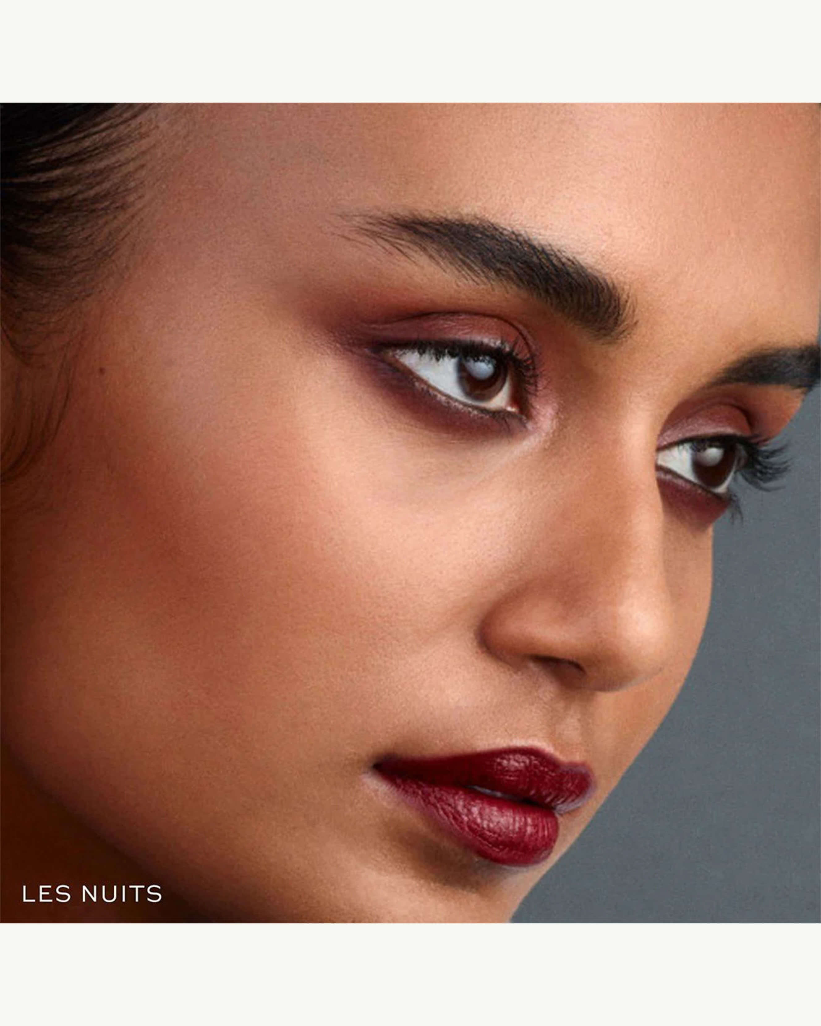 Les Nuits (rich black, burgundy, iridescent pink)