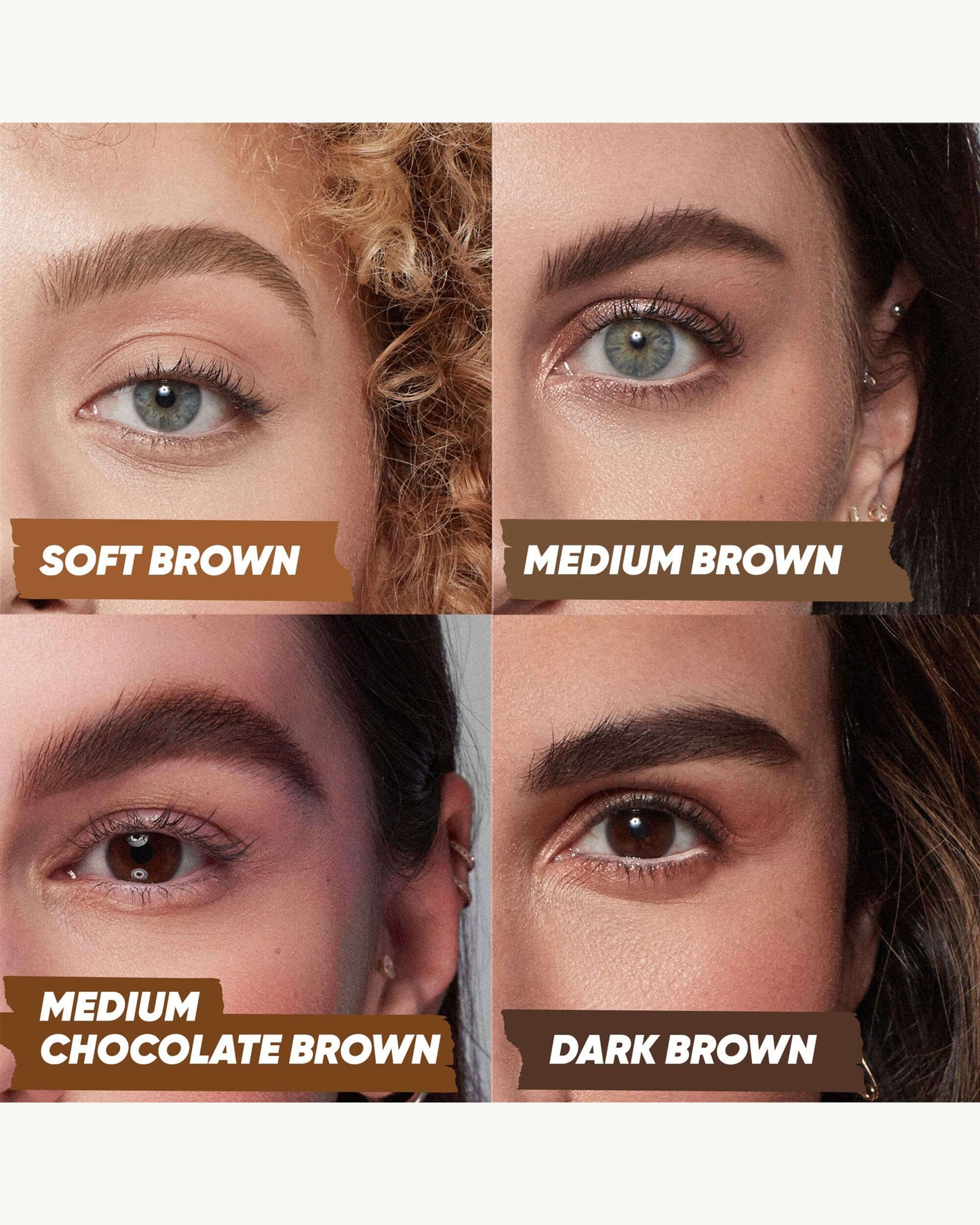 Medium Chocolate Brown (warm medium brown)